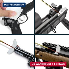 Gun Cleaning Supplies – Lint Free Gun Cleaning Patches and 6 Inch Gun Cleaning S
