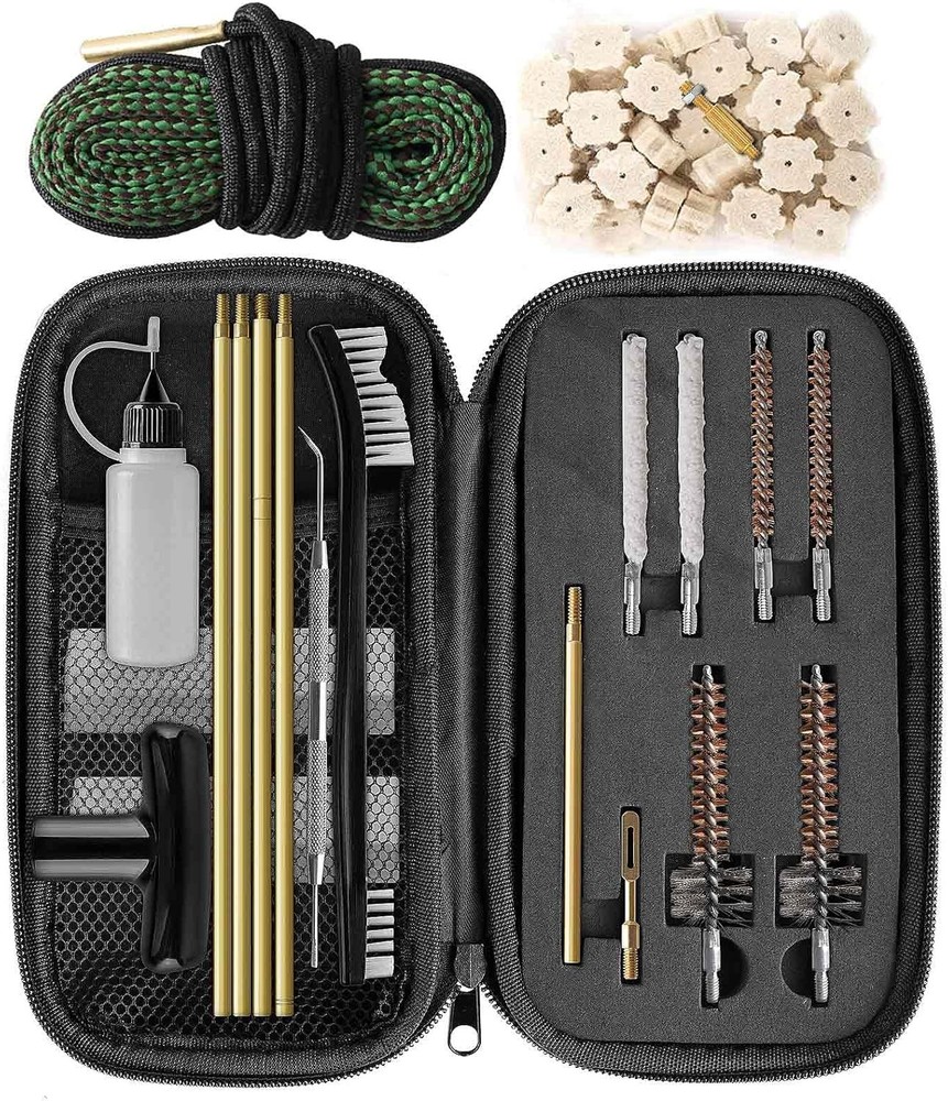 Universal Gun Cleaning Kit for .22 .223Cal 5.56Mm .22LR Rifle Pistol, Bore Chamb