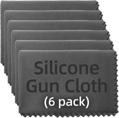Silicon Gun Cloth 5 Pack 12” ×12” Gun Cleaning Cloths Lint Free – Gun Clean…