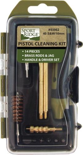 Sport Ridge 14 Piece Pistol Cleaning Kit 40 S&W/ 10MM #03962