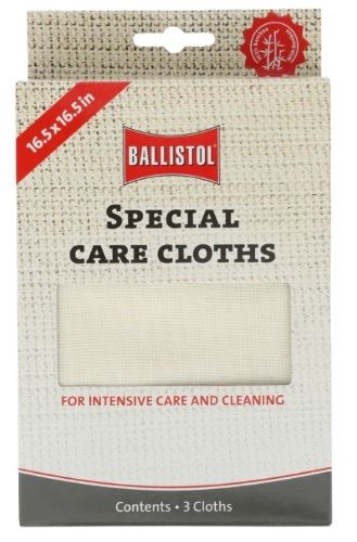 Ballistol Special Care Cloth Gun Cleaning Bamboo Fiber 16.5 in 3 Pack
