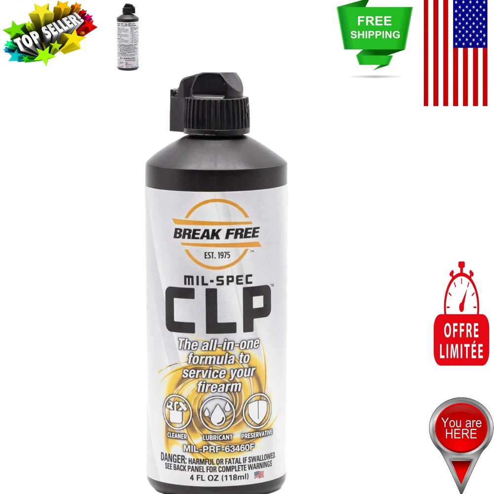 4 Oz Multi-Purpose CLP Cleaner, Lubricant & Preservative – Trusted by Experts