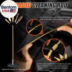 Gun Cleaning Kit Universal Supplies for All Caliber Pistol Rifle Handgun Shotgun