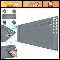Rifle Gun Cleaning Mat – Anti-Slip Rubber, Magnetic Tactical Maintenance Mat 36″