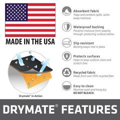 Large Charcoal Gun Cleaning Pad 16×59 Absorbent Waterproof Slip Resistant Mat
