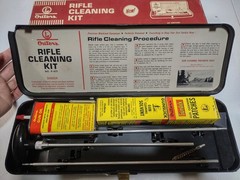 VTG Outers Gunslick No. 477 Rifle Cleaning Kit 22 Cal Hunting Nostalgia Red