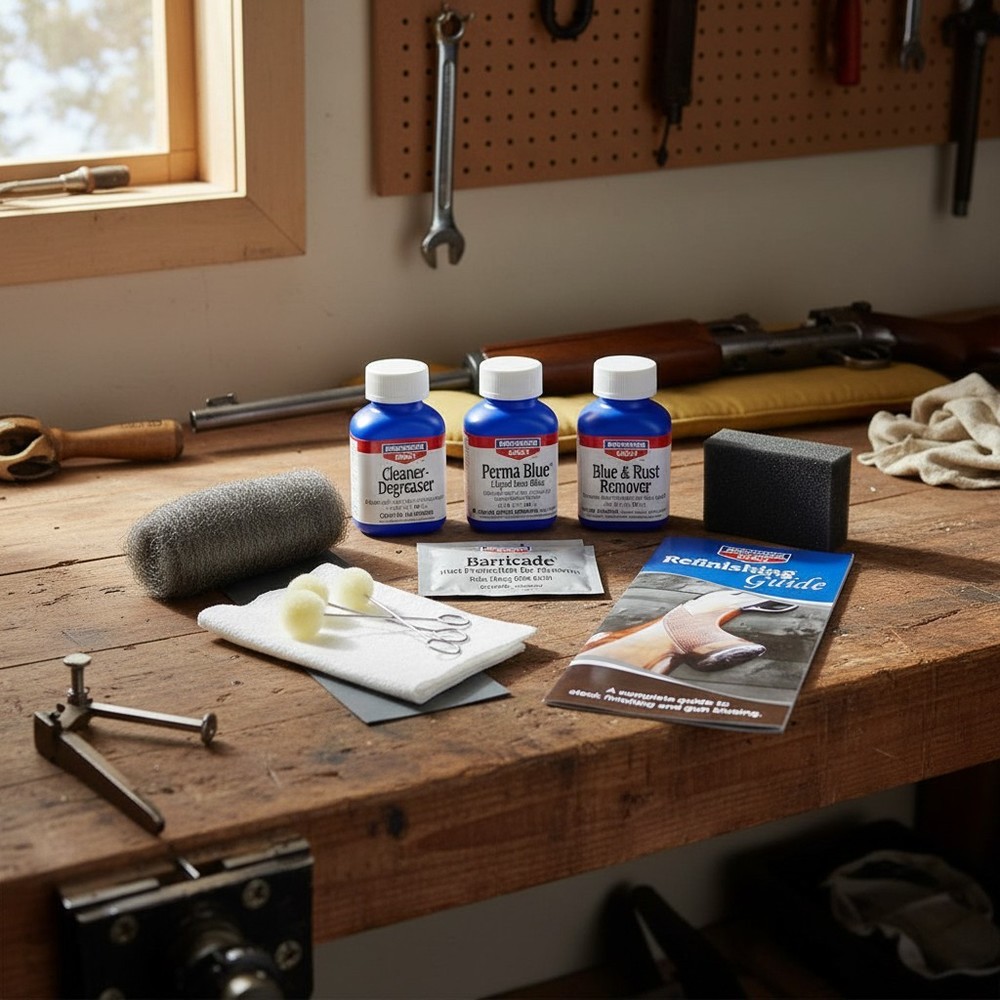 Perma Blue Liquid Gun Blue Finishing All-Inclusive Easy-To-Use Kit for Gun Clean