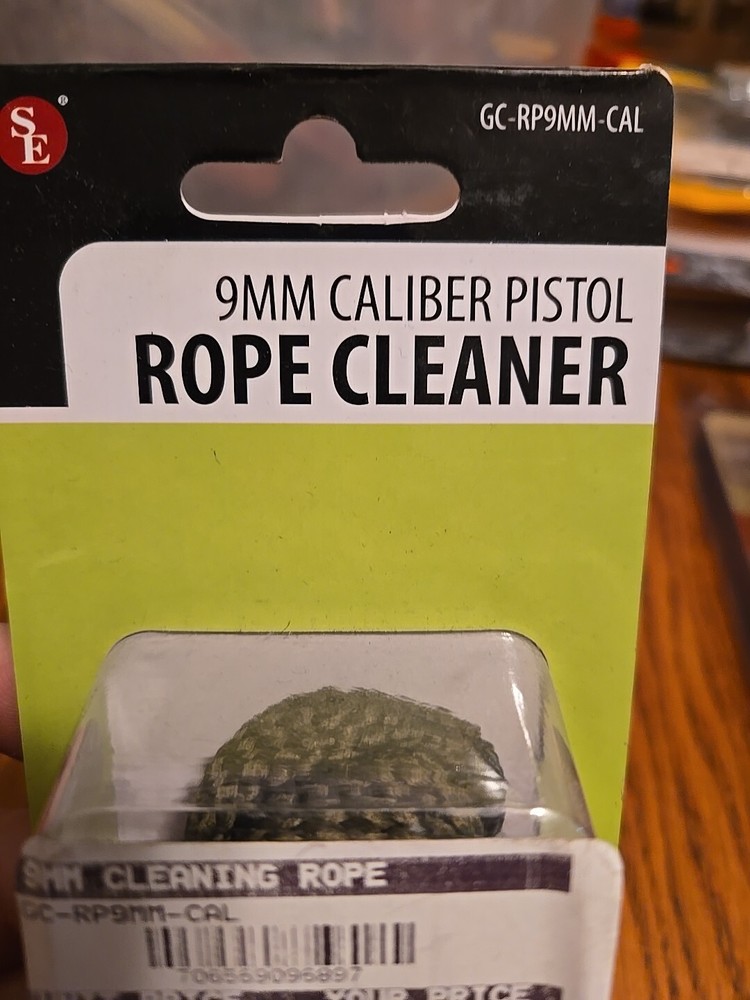 9mm Pistol Rope Cleaner Rifle Gun Cleaning SE