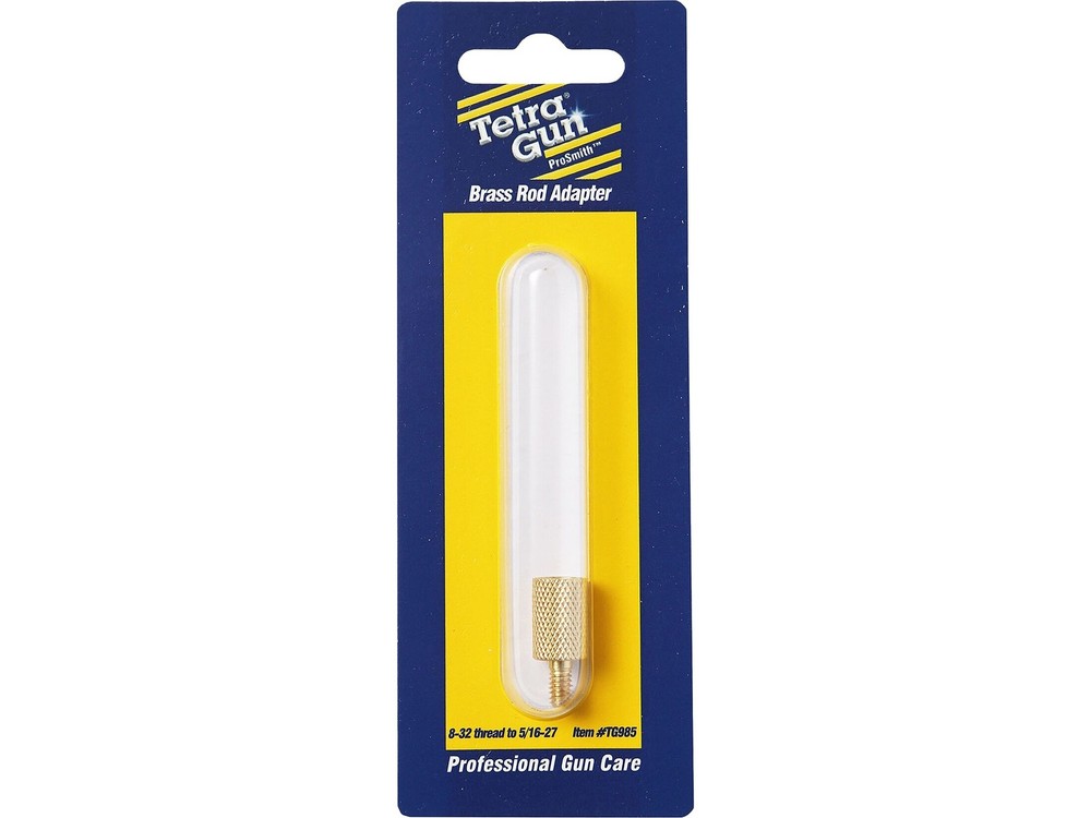 Tetra Gun ProSmith Cleaning Rod Adapter Rifle to Shotgun Brass 8 x 32 Thread to