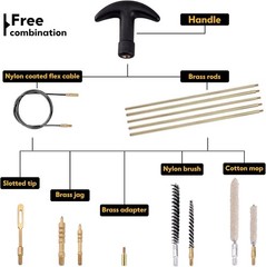 Compact 177 & .22 Cal Airgun Cleaning Kit with Quality Tools for Precision Care
