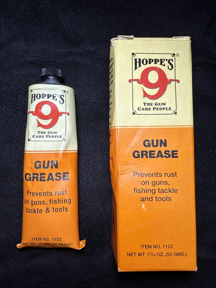 NOS 2004 Hoppe’s No. 9 Gun Grease, 1-3/4 oz. Tube Item you can’t see J Spec 1010