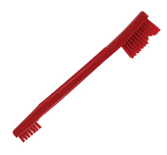 (2 PACK) KleenBore Double End Red Nylon Utility Brush, FREE SHIPPING
