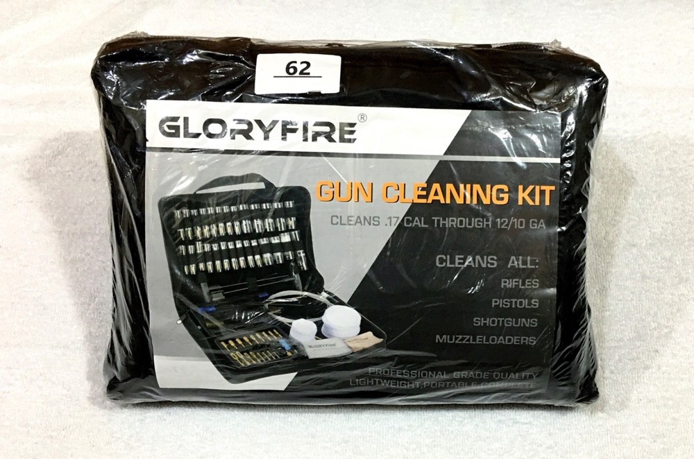 GloryFire Gun Cleaning Kit, For All Rifles, Pistols, Shot Guns, Muzzleloaders.