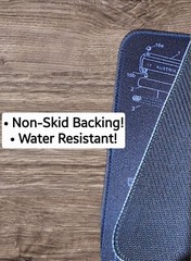 Universal Gunsmith Bench Gun Cleaning Mat Free Shipping -Glock 17 – 8″ X 10”