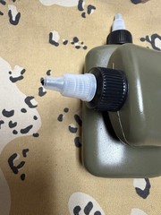 USGI Weapon Oil Bottle LSA CLP 4oz Military Cleaning OD Green 2 Pack Empty NOS