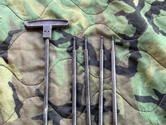 USMC Army Military Armory Surplus 5 Piece Small Arms Cleaning Rod .50 Cal USGI