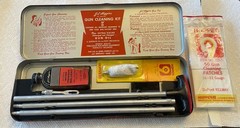 Vintage – J.C. Higgins Gun Cleaning Kit 16–12 Gauge Case Rods Oil Patches Mop