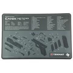 TekMat Canik MC9 Gun Cleaning Mat 11×17 Padded Black TEK-R17-CANIK-MC9