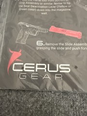 Cerus Gear For Smith & Wesson S&W M&P Shield Armorers Cleaning Mat Made In USA