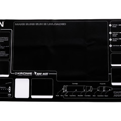 Waterproof Firearm Cleaning Mat, 45.5″L X 16″W, Black, Neoprene, N/A, .17 HMR an