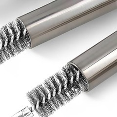 5Pcs 3/8″ Stainless Steel Bore Brush Set – 1/4″ Hex Shank Wire Cleaning Brushes