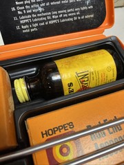 Hoppes Pistol Gun Cleaning Kit and Storage Box Universal All Calibers