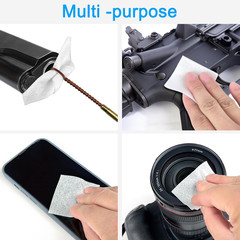 1050/800 PCS Gun Cleaning Supplies – 2″ Lint-Free Cotton Patches & 6″ Long Cott