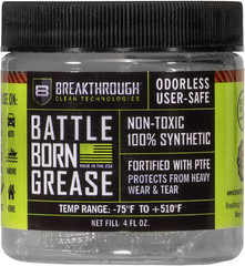 Breakthrough Clean Battle Born Gun Grease – Gun Lubricant Fortified with PTFE –