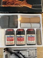 Vintage Birchwood Casey Stock Finish Kit Custom Tru-Oil Walnut Tone Filler NOS
