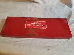Vintage Montgomery Wards Western Field Shotgun Cleaning Kit Case