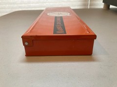 Vintage Marble’s Gun Cleaning Kit Steel Case w Original Box Gladstone MI Empty