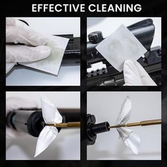3” Gun Cleaning Patches Highly Absorbent Cotton Cloth, Square Patches – 480 Pcs