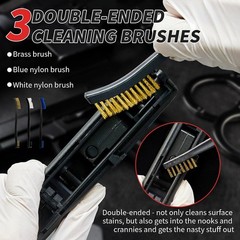 Gun Cleaning Kit in Big Box, 4-in-1 Cleaning Supplies Includes Brushes, Patch…