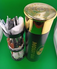 NEW 58 Piece Universal Gun Cleaning Kit, Haas Outdoors, Mossy Oak, Shotgun Shell