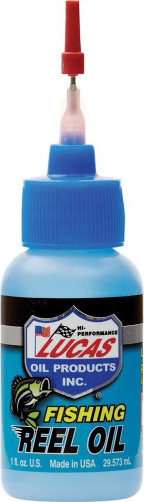 Lucas Oil Fishing Reel Oil Lubricant 1 Oz. Needle Applicator Bottle – 10690