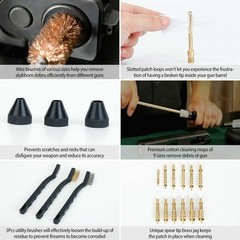 163pcs Universal Gun Cleaner Cleaning Kit Rifle Pistol Handgun Shotgun Firearm