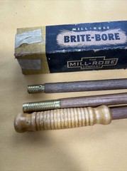 Vintage Mill-Rose Brite Bore Hickory Shotgun Rod 3 Piece Rare!