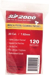 Slip 2000 60950 Cleaning Patches 2″ Square .30/7.62mm 120-Pack