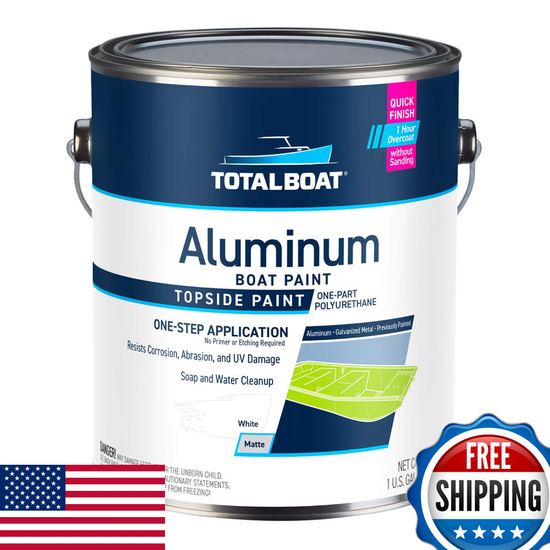 Totalboat Aluminum Boat Paint Durable Fast-Drying Marine Paint For Canoes Jon