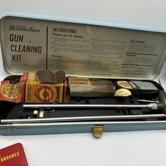 Vintage Montgomery Ward Western Field Rifle Cleaning Kit .30 Cal w/ Outers 48422