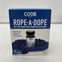CODE BLUE OA1419 ROPE – A – DOPE Rack Rub Deer / Buck Scent Lure Branch Gel