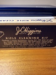 Vintage JC Higgins RIFLE CLEANING KIT #2143 .22 Caliber Sears Roebuck XLNT COND!