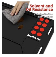 Rifle Gun Cleaning Mat 35.5” Magnetic Anti-Slip Rubber Workbench Mat Tacnature
