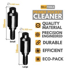 McJ Tools Reloading Primer Pocket Cleaners Large/Small PrimerPocketCleaner