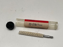 Kleen bore gun cleaning supplies, 3 phosphor bronze bore brushes, 2 patch holder