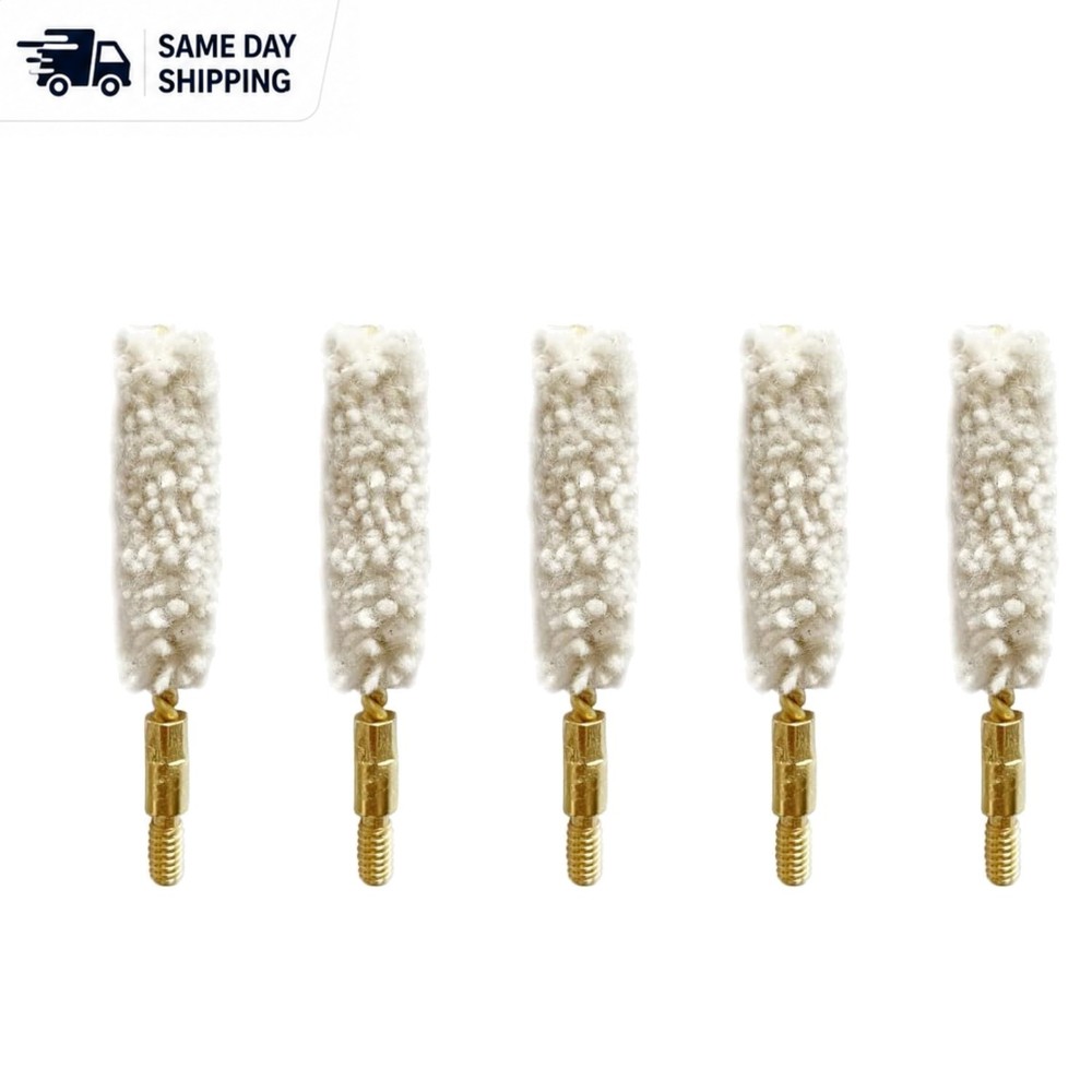 .50 Cal Bore Mop Brushes 5-Pack – Cleaning for Optimal Performance