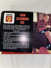 Vintage Hoppes 12 Gauge Shotgun Cleaning Kit Orange Case Vintage Oil Kit