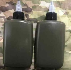 Military Breakfree CLP Weapon Gun Oil 4 oz Bottle OD Green made in USA Lot of 2
