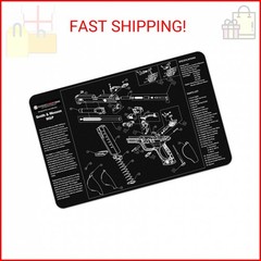 Ultimate Arms Gear Gunsmith & Armorer’s Cleaning Work Tool Bench Gun Mat for S&W