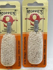 Lot 7 Hoppes Cleaning Cotton Cleaning Swab Brushes 12 Ga Shotgun 5/16-27 #1320